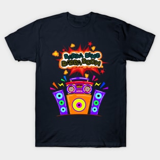 Boombox and Speakers Music Love T-Shirt